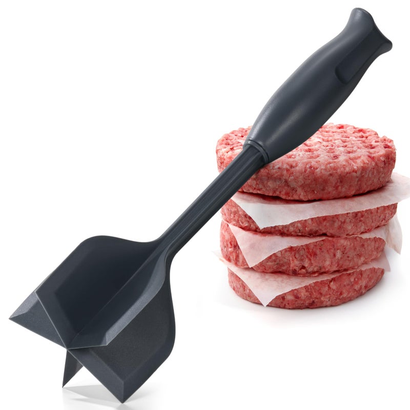 Li & Zhao LiZhao Ground Beef Chopper Tool Meat Chopper for Ground Beef Ground Meat Smasher Hamburger Smasher Tool Ground Beef Masher Meat Spatula Chopper Potato Mashers Heat Resistant Nylon for Mix and Chop - Image 2
