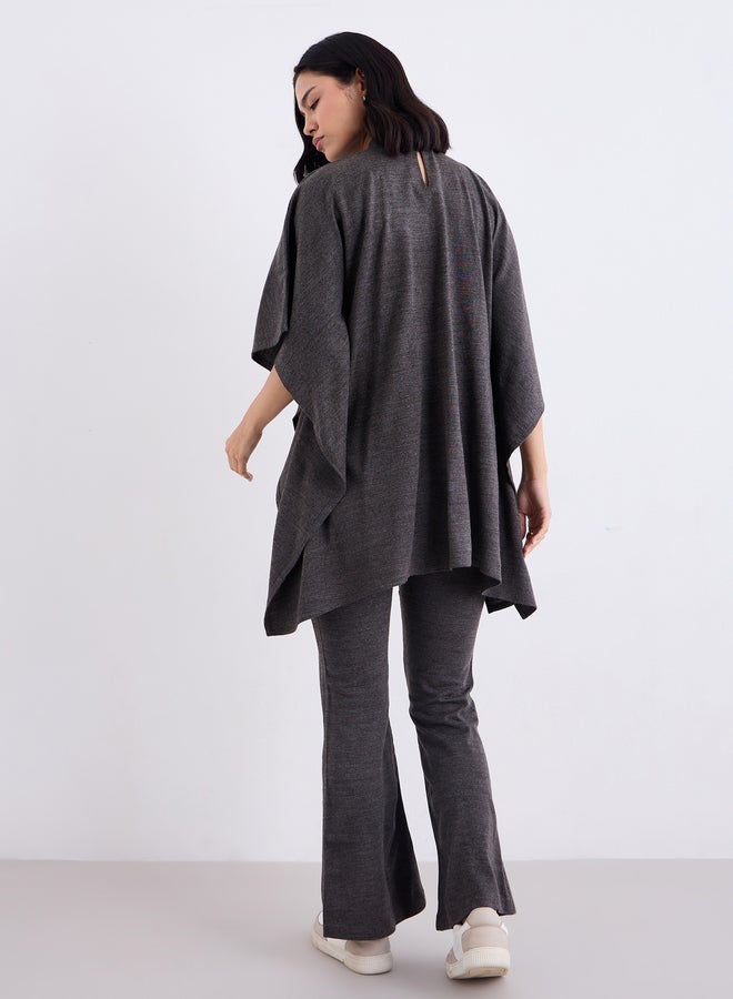 Amirah Women Draped Knit Top and Pants Winter Modest Set - Image 5