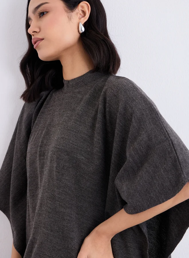 Amirah  Women Draped Knit Top and Pants Winter Modest Set for Women | Best Price UAE
