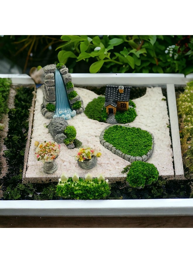 Moira Pack of 8pcs Landscaping Theme Miniature Items for Dollhouse decor, Model Making, Craft Activity, Cake Topper, Plant decoration, Fairy Gardens, Terrarium, Aquariums - Image 3