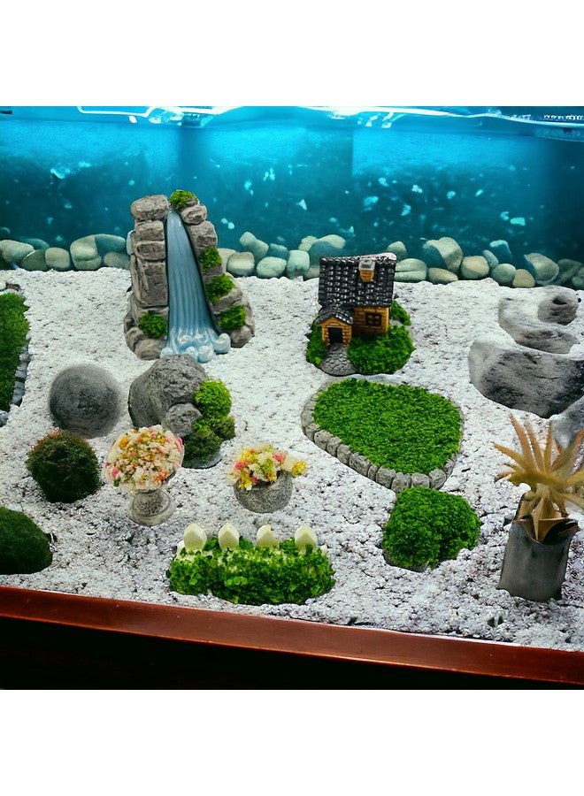 Moira Pack of 8pcs Landscaping Theme Miniature Items for Dollhouse decor, Model Making, Craft Activity, Cake Topper, Plant decoration, Fairy Gardens, Terrarium, Aquariums - Image 4