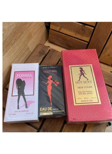 عرض ثلاثة عطور فرمونيه للجنسين 100 مل