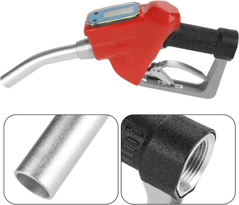 VENEKETY Digital Gasoline Nozzle Gun Fueling Nozzle Oil Transfer Pump with Flow Meter - Image 5