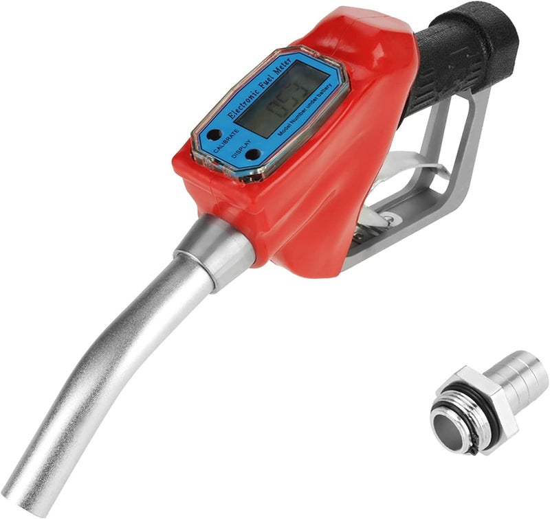 VENEKETY Digital Gasoline Nozzle Gun Fueling Nozzle Oil Transfer Pump with Flow Meter - Image 2