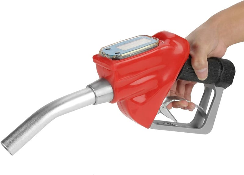 VENEKETY Digital Gasoline Nozzle Gun Fueling Nozzle Oil Transfer Pump with Flow Meter - Image 3