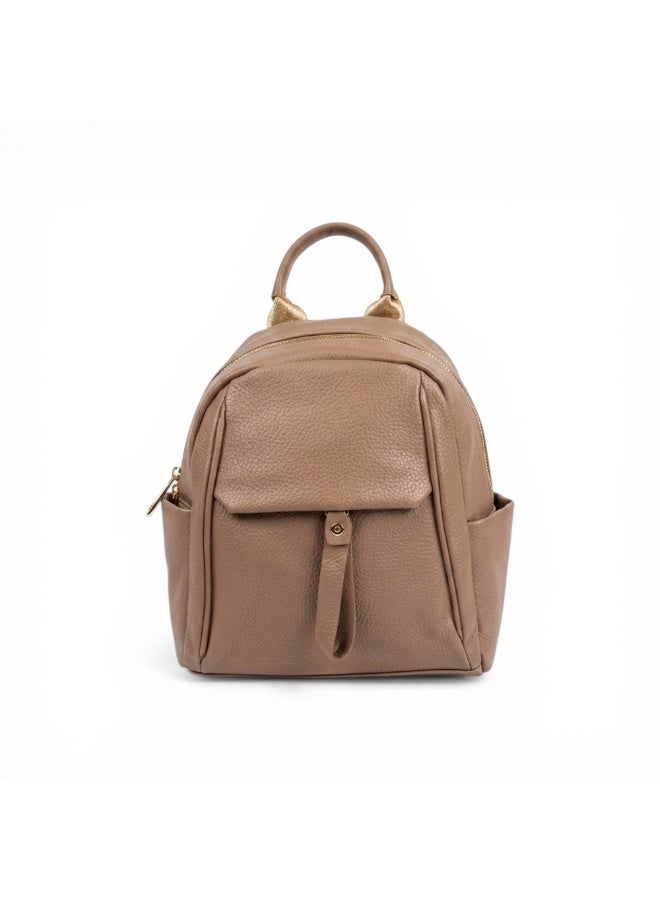 Vbranda A practical backpack made of Italian leather BA-72 - Image 1