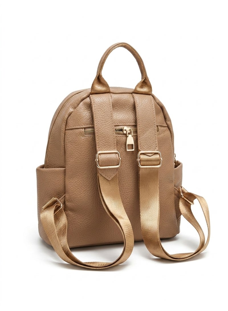 Vbranda A practical backpack made of Italian leather BA-72 - Image 2