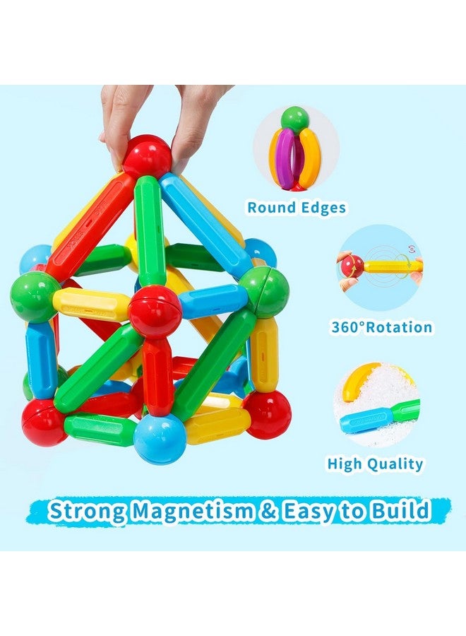 BAREPEPE Magnetic Building Sticks Blocks Kids Toys, Learning Sticks and Balls, Activities Toys for Toddlers, Educational Magnet Building Blocks,Kids Toys for 3+ Year Old Gifts (25pcs) - Image 4