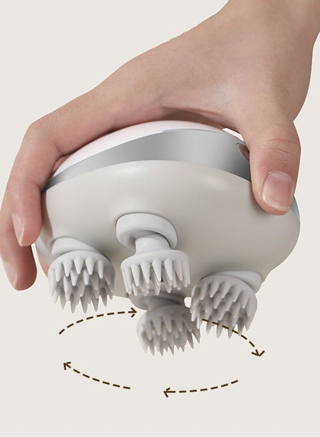 عام يعمل جهاز مساج فروة الرأس الذكي على تعزيز نمو الشعر، ويحتوي على ضوء أحمر. كما يوفر الجهاز تدليكًا ذكيًا لفروة الرأس لتحسين نمو الشعر وتخفيف التوتر ومساعدة في التخلص من الضغوط. - Image 2