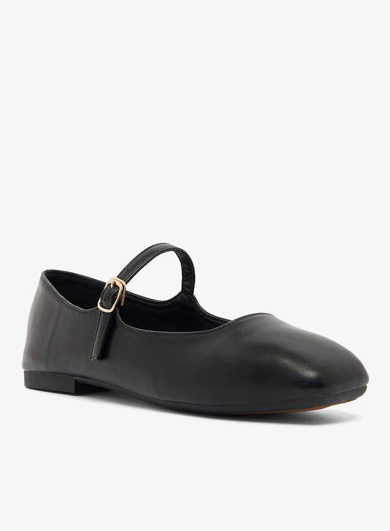 Ginger Ballet Flats With Strap