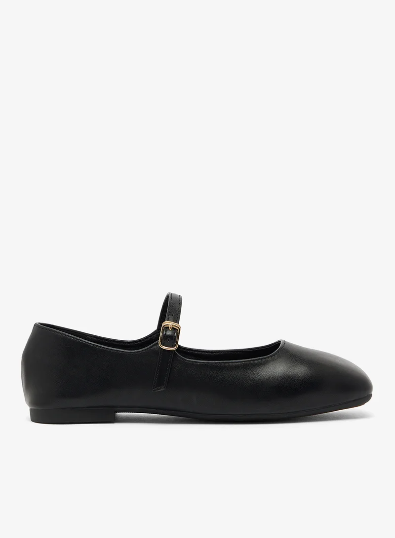Ballet Flats With Strap