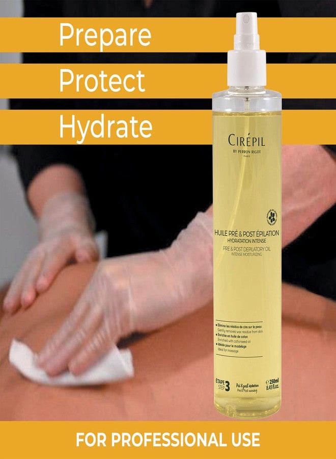 Cirepil Professional Pre & Post Waxing Duo Bundle - Blue Lotion Cleanser (8.45 oz) and Pre & Post Depilatory Moisturizing Oil (8.45 oz) - Complete Skin Preparation & After-Care Treatment - Image 4