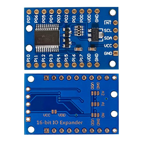 AITIAO 5Pcs PCF8575 IO Expander Board I2C to 16 IO IIC I/O Extension Shield Module DC 2.5-5.5V I2C Communication Control 16 IO Ports - Image 4