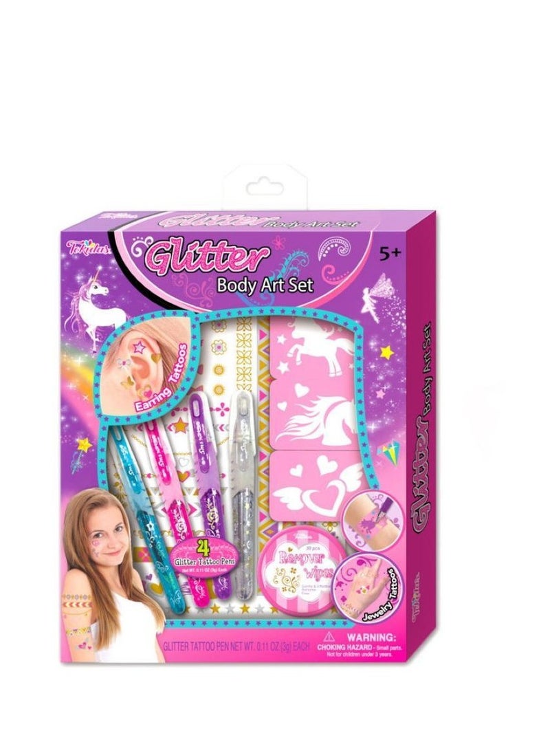 Glitz Glitter Body Art Set