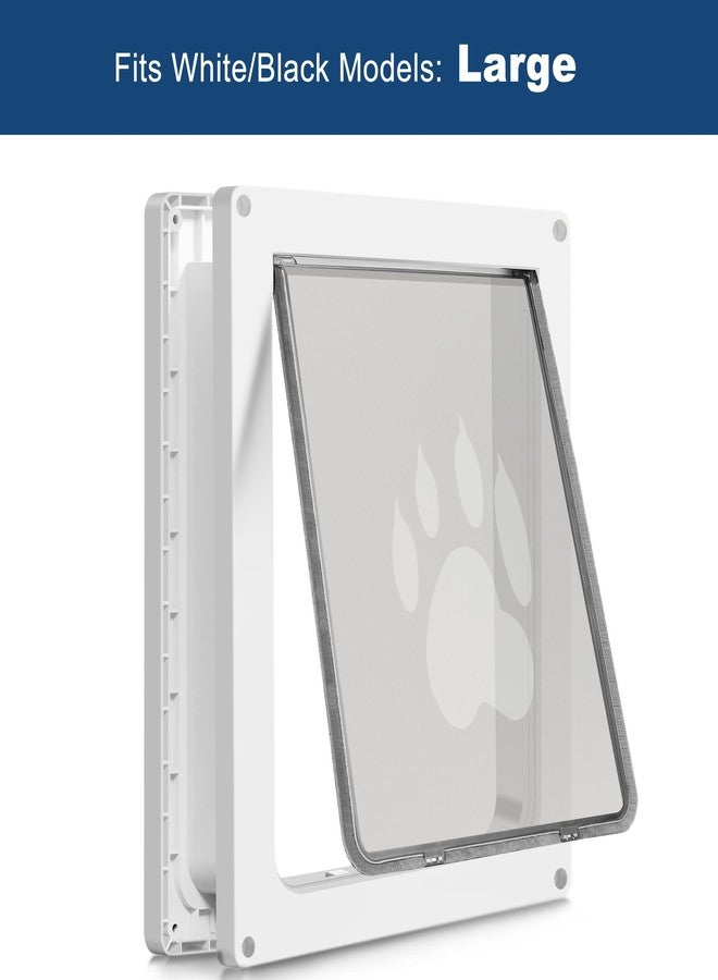 CEESC غطاء بديل لباب الكلاب من CEESC، مناسب لأبواب الكلاب الكبيرة، مصنوع من مادة غير سامة، الأبعاد: 11 3/4 بوصة × 16 1/2 بوصة - Image 2