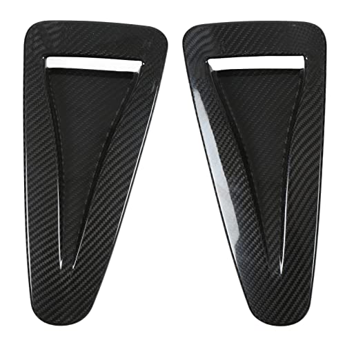 Naroote Hood Vents For Cars, Bonnet Air Intake Trim Hood Vents Air Vent Covers Real Carbon Fiber Perfect Fit Hood Vent Cover for Decoration Replacement for R35 GTR 2008-2016 - Image 5