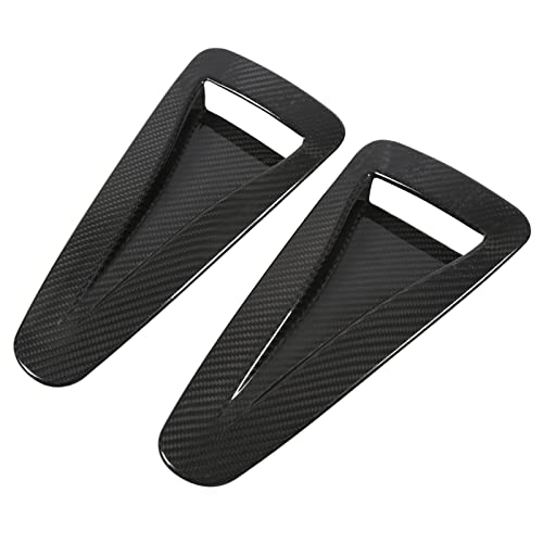 Naroote Hood Vents For Cars, Bonnet Air Intake Trim Hood Vents Air Vent Covers Real Carbon Fiber Perfect Fit Hood Vent Cover for Decoration Replacement for R35 GTR 2008-2016 - Image 4