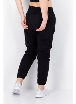 Eddie Bauer Women Regular Fit Plain Jogger Pants, Black  - Image 2