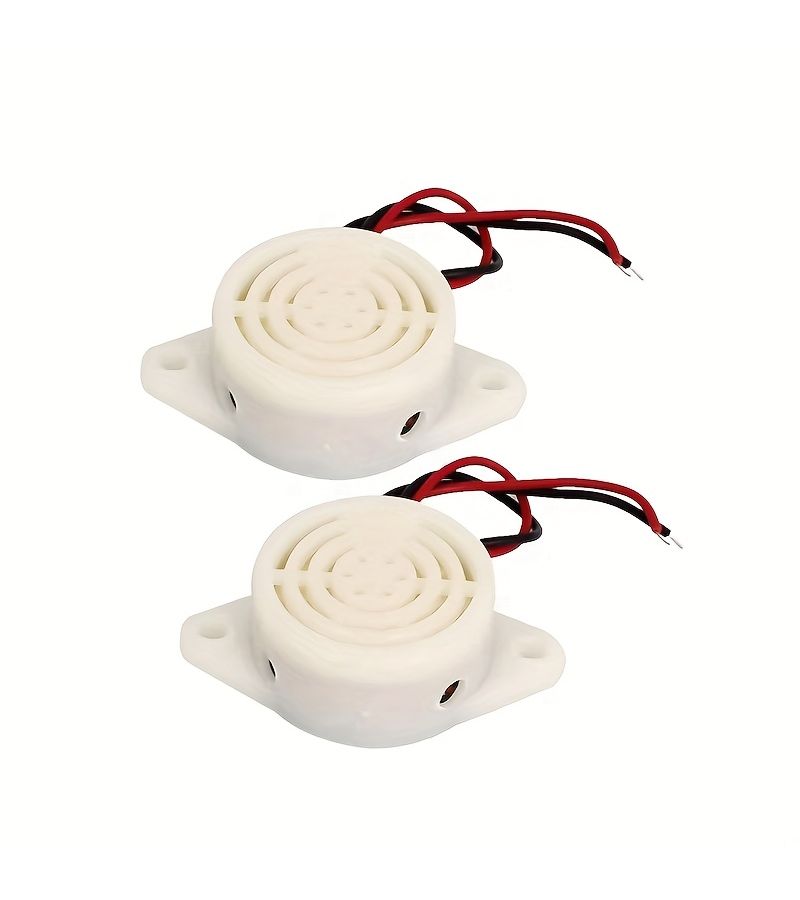 4 PCS White High Decibel 95DB Active Buzzer SFM 27 DC 3 24V Intermittent Beep Alarm - Image 5