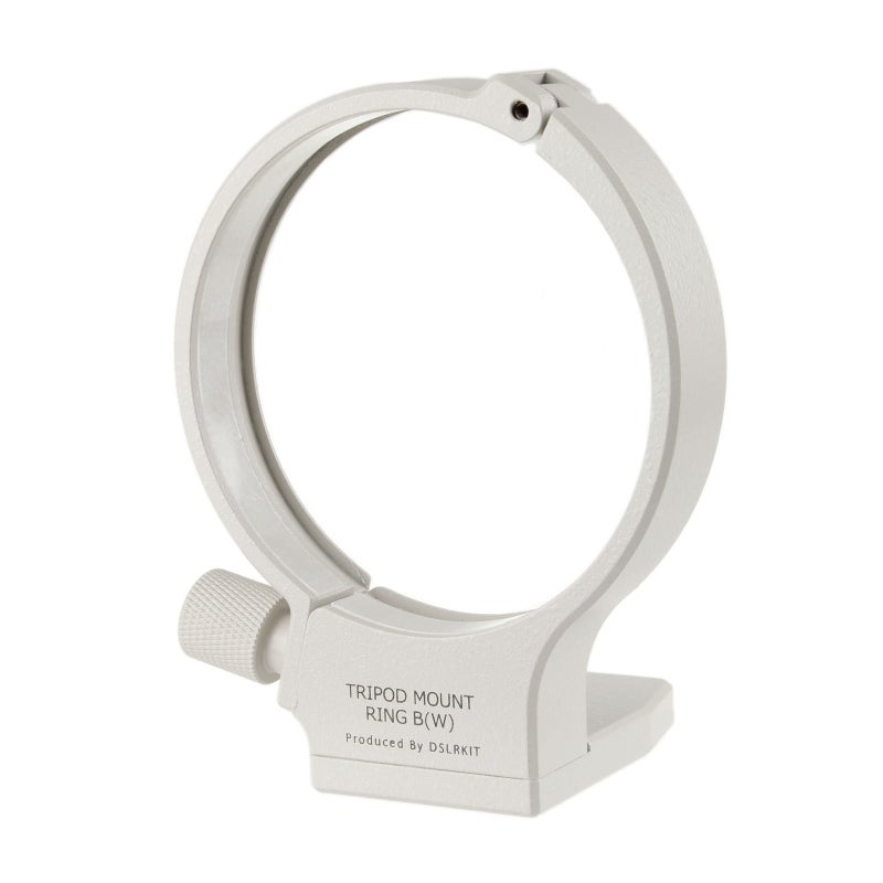 DSLRKIT Tripod Mount Ring B (W) for Canon 70-200mm f/2.8L is II USM & EF 100-400mm f/4.5-5.6L is USM - Image 1