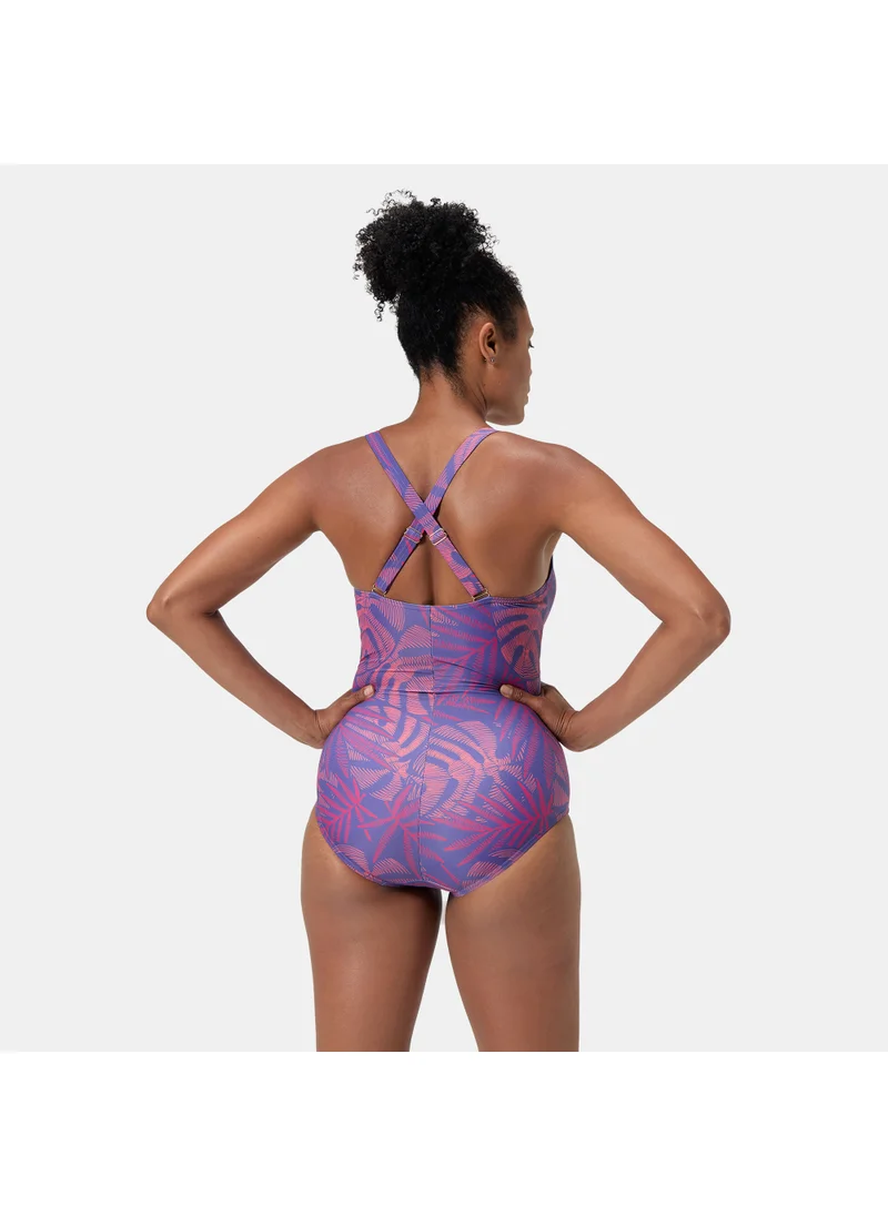 speedo Women's Printed Shaping One-Piece Swimsuit