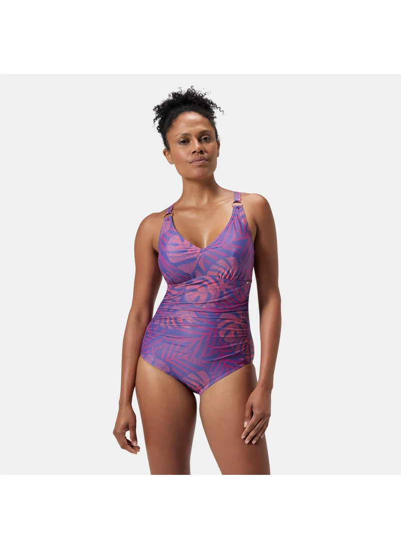 speedo Women's Printed Shaping One-Piece Swimsuit