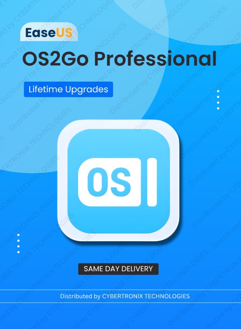 EaseUS OS2Go Professional |1Device For Lifetime | Digital License | Same Day Delivery