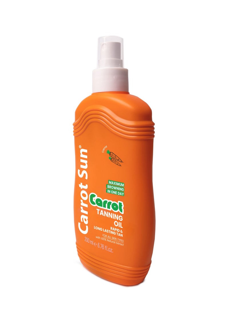 Carrot Sun Carrot Tanning Oil  200ml - Image 2