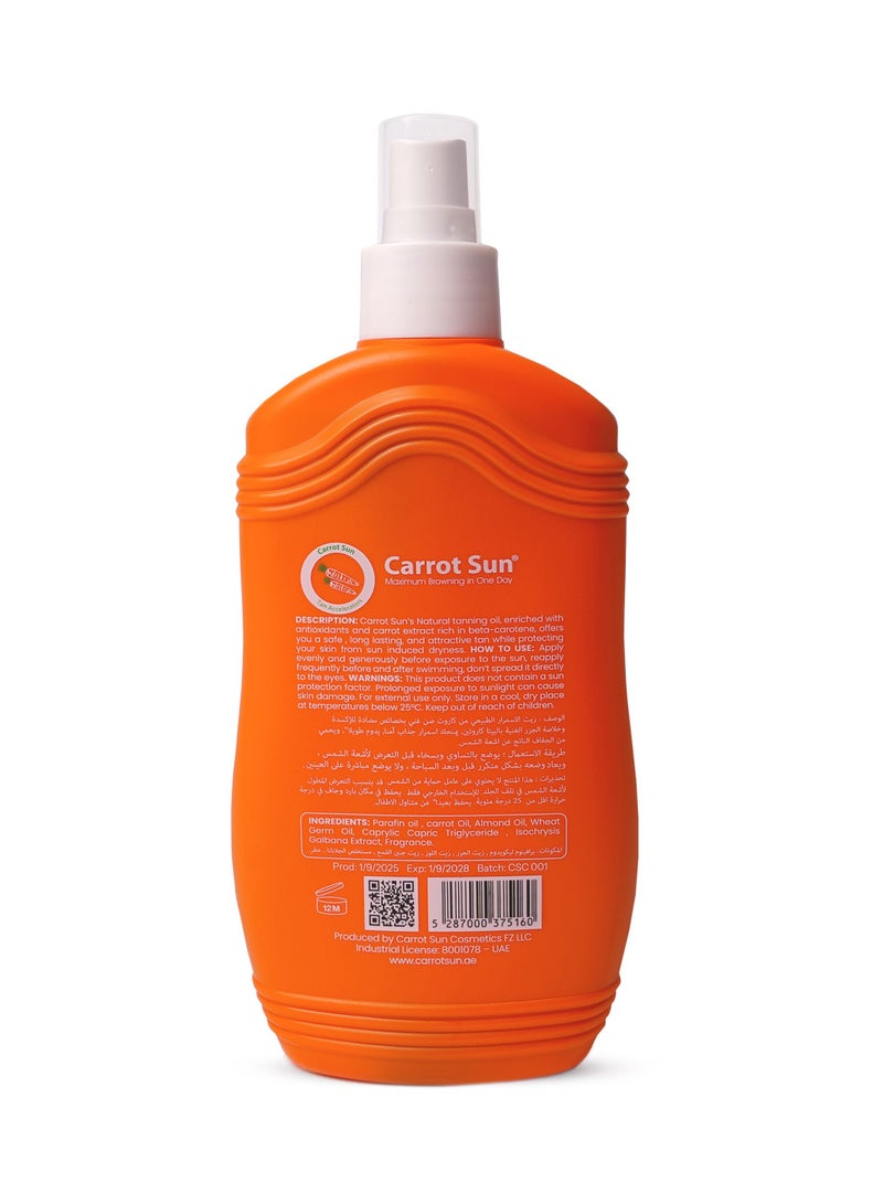 Carrot Sun Carrot Tanning Oil  200ml - Image 3