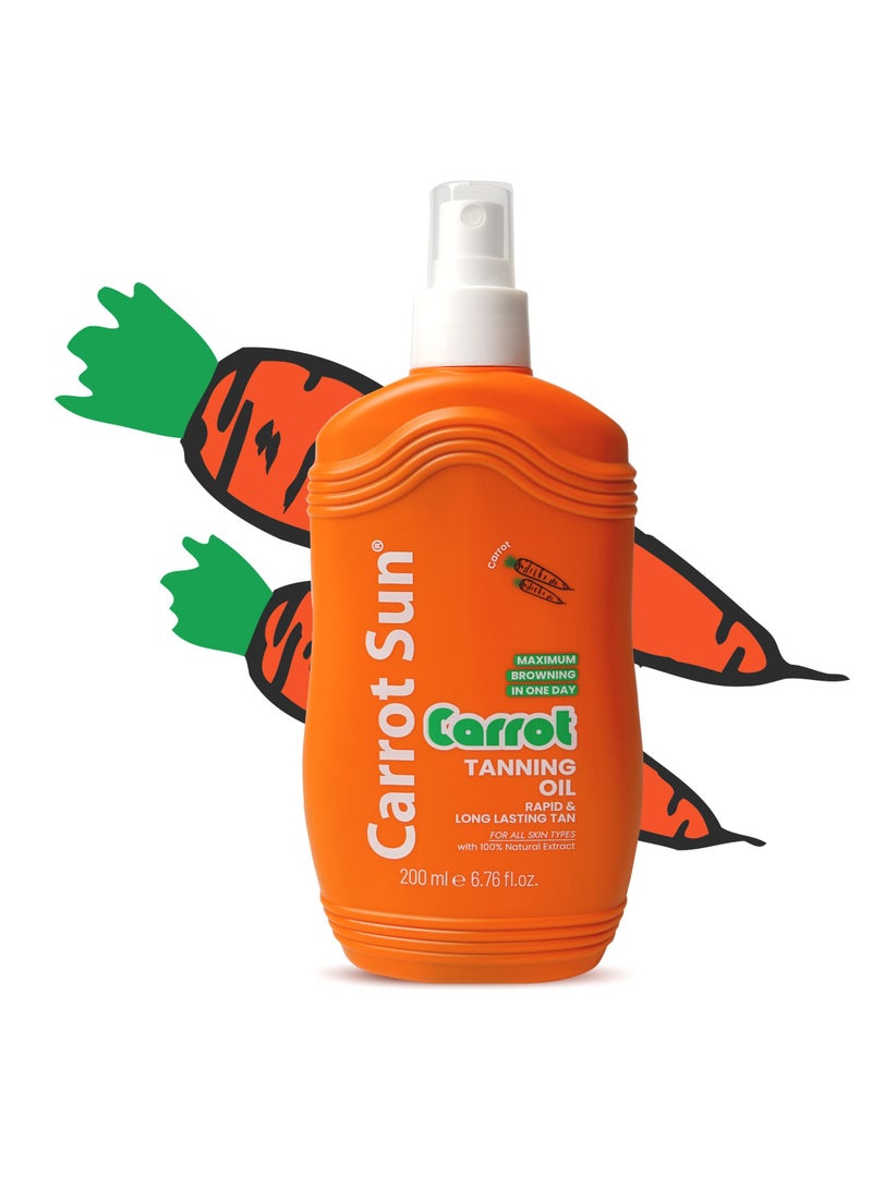 Carrot Sun Carrot Tanning Oil  200ml - Image 4