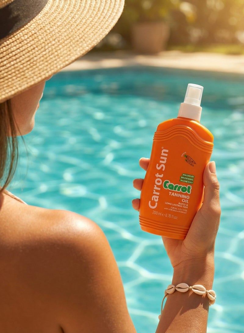 Carrot Sun Carrot Tanning Oil  200ml - Image 5
