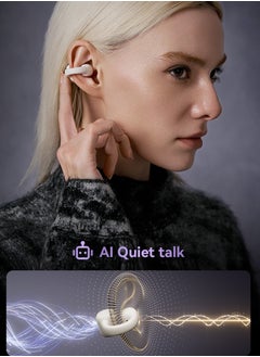 S3 ANC Wireless Earbuds, 400mah Battery Elegant Open Ear Design Bluetooth Headphones, Anti Splash IPX4 Waterproof Sweat Proof  Earphones With Up To 10m Connection Range, (Black) - pzsku/ZEAD335DF6218C0A7F9D6Z/45/_/1712383451/8c801e15-f931-4618-8027-1b7c6bd6393c