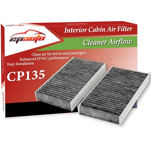 EPAuto CP135 (CF10135) Replacement for Honda/Acura Premium Cabin Air Filter includes Activated Carbon - Image 1