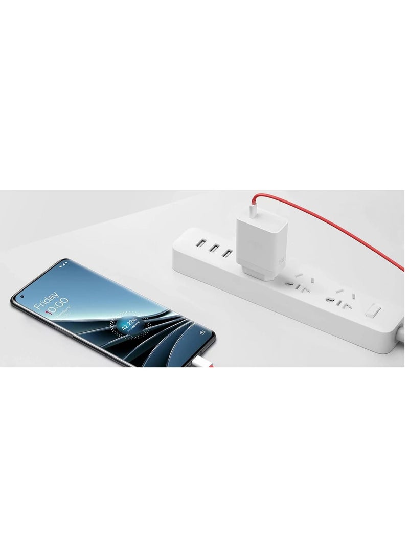 Lynacz Original 80W SUPERVOOC GaN Charger with Cable | High-Efficiency USB-C Wall Adapter for OnePlus Phones - Image 3