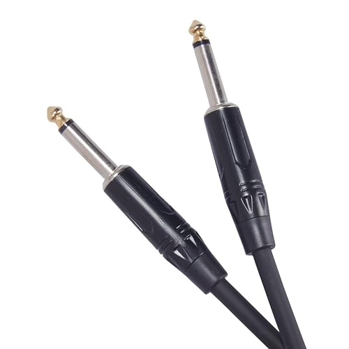 Bajaao Professional Instrument Cable for all Guitars/basses/electric ukulele (Black-3M / 10ft) - Image 2