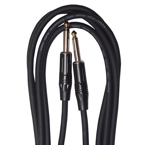 Bajaao Professional Instrument Cable for all Guitars/basses/electric ukulele (Black-3M / 10ft) - Image 4