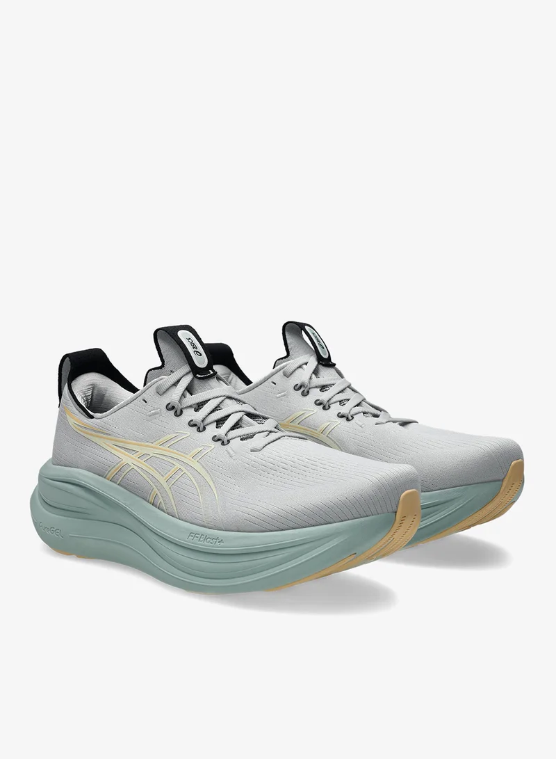 Asics CLOUD GREY/CREAM Gel-Nimbus 28 for Men | Best Price UAE
