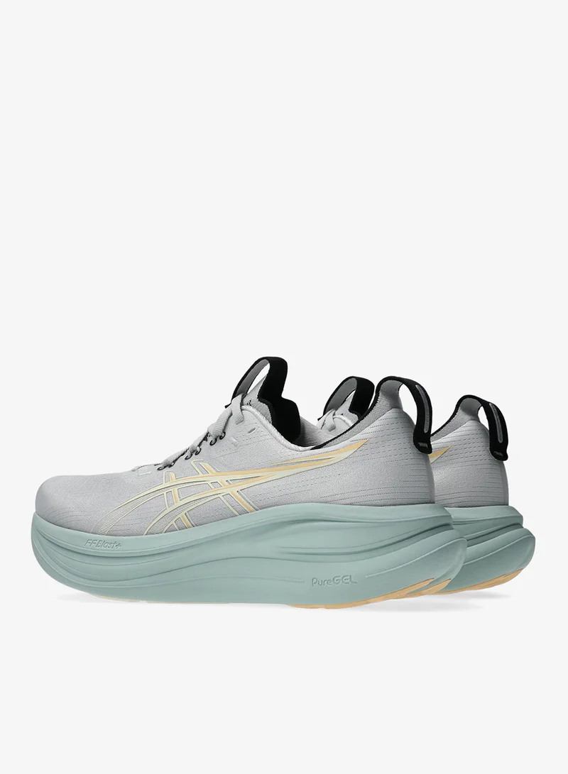 Asics CLOUD GREY/CREAM Gel-Nimbus 28 for Men | Best Price UAE