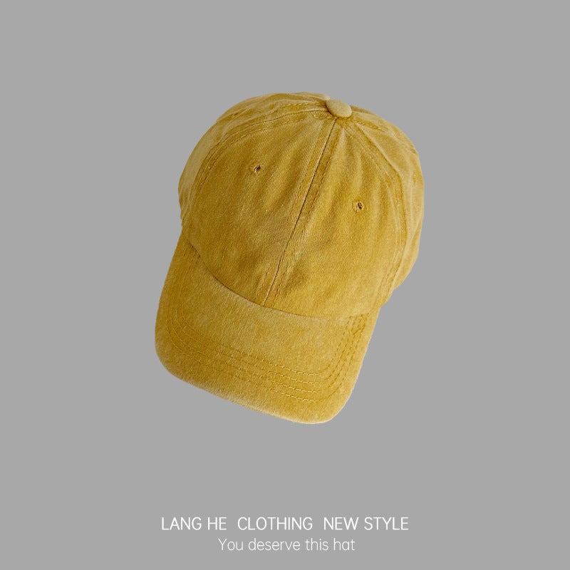 Embroidered Baseball Cap for Parents  Kids Heart turmeric - Image 1