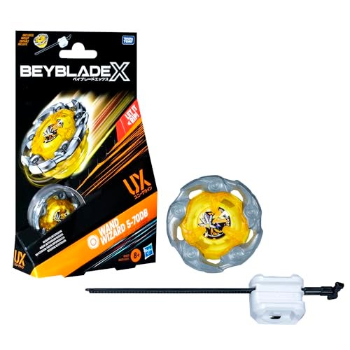 BeyBlade باي بليد إكس حزمة البداية واند ويزارد 5-70DB UX مع قمة دوارة ومشغل - Image 1