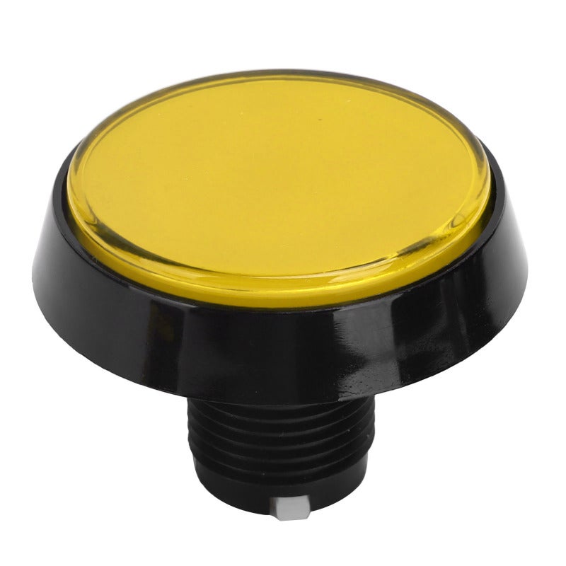ABS Push Button Switch with LED Light - Rotating Bracket Mini Game Console Button for Easy Removal - Image 3