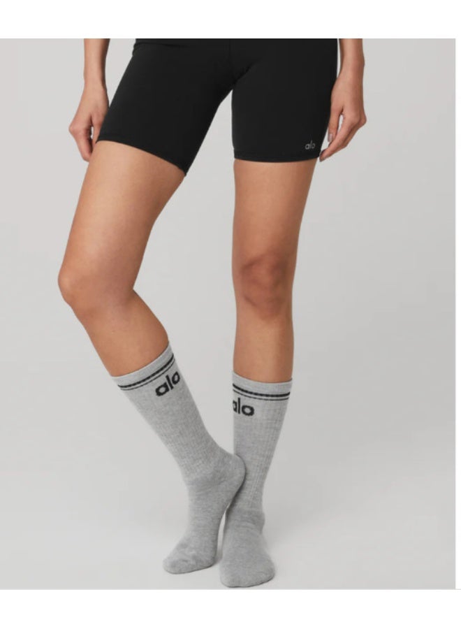 alo ALO Cotton Mid-Calf Fashion Socks 18cm