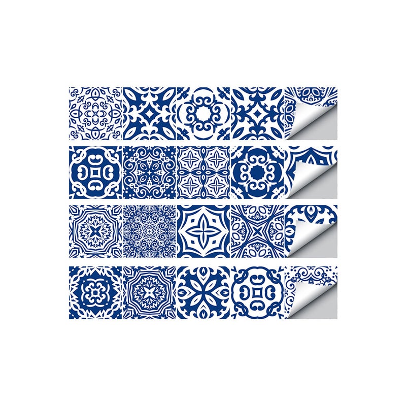 2pcs Ceramic Tile Wallpaper Border Sticker Tiles Waist Line Wall Sticker Self Adhesive Border Decal for Bathroom Kitchen - Image 3