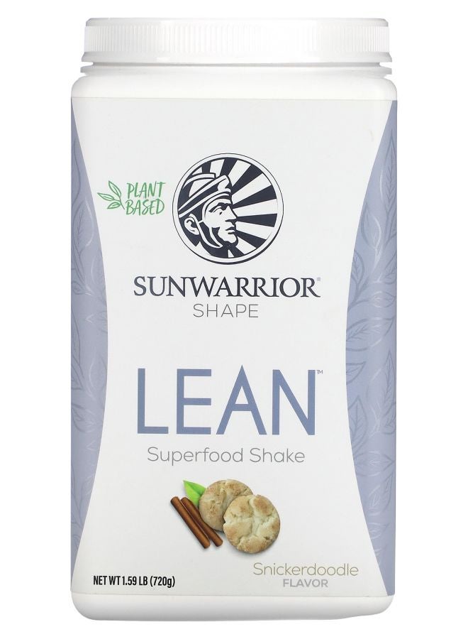 Sunwarrior Lean Superfood Shake Snickerdoodle 1.59 lb (720 g) - Image 1