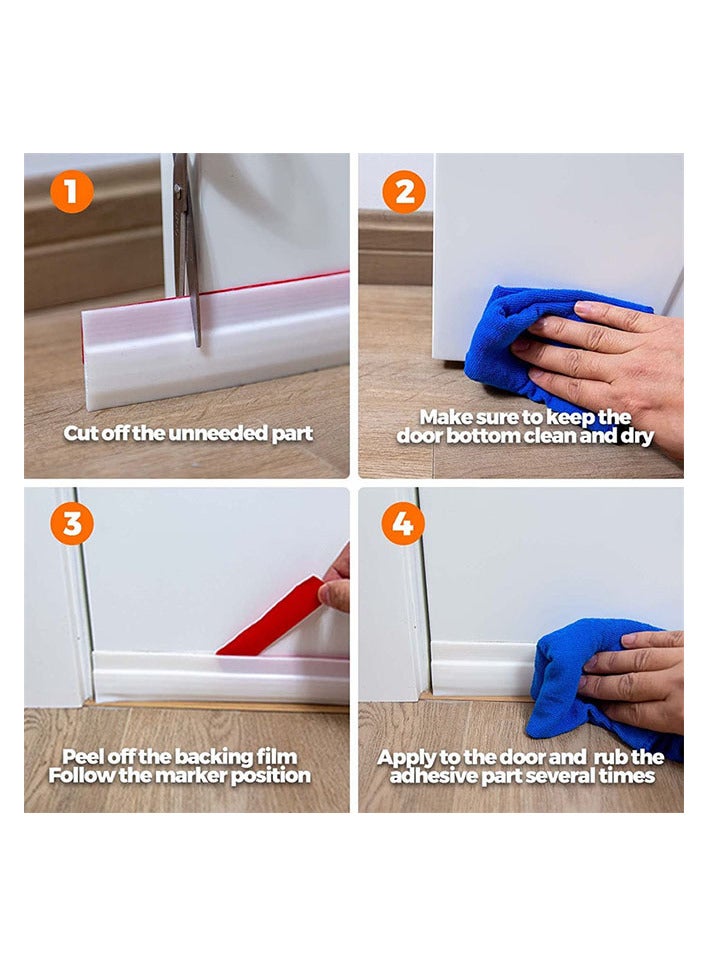 سدادات ذاتية اللصق مقاومة للحشرات والرياح والصوت للأبواب والنوافذ - Image 3