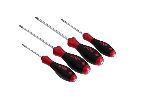 Wiha 35894 SoftFinish Cushion Grip Drivers, Square Tip, 4 Piece Set, No. 0, 1, 2 and 3 - Image 2