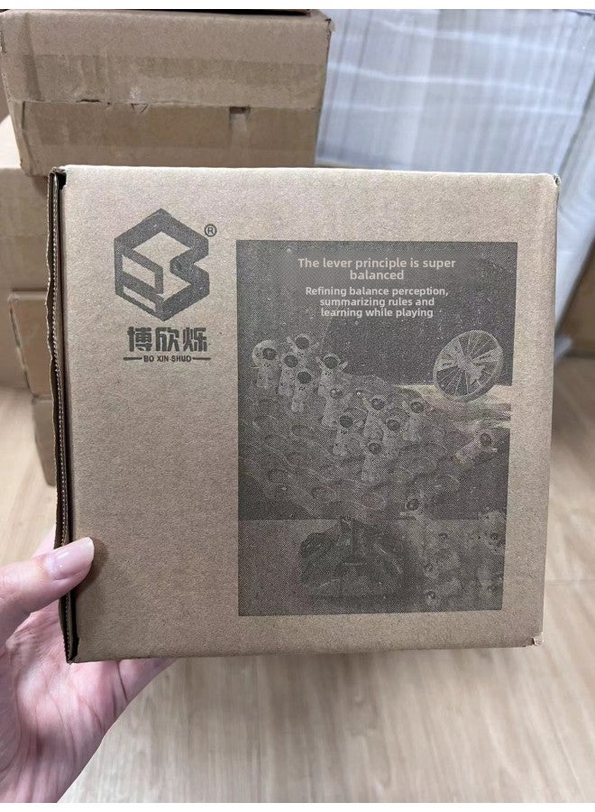 Astronaut Balance Tree Parent-Child Desktop Standing Leisure Interactive Toy Children's Educational Jenga Desktop Game