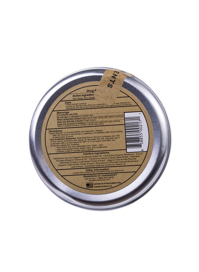 raw elements Baby + Kids Spf 30 Organic Sunscreen Lotion Nonnano Zinc Oxide Reefsafe Crueltyfree Gentle And Moisturizing Zero Waste Tin 3Oz - Image 3