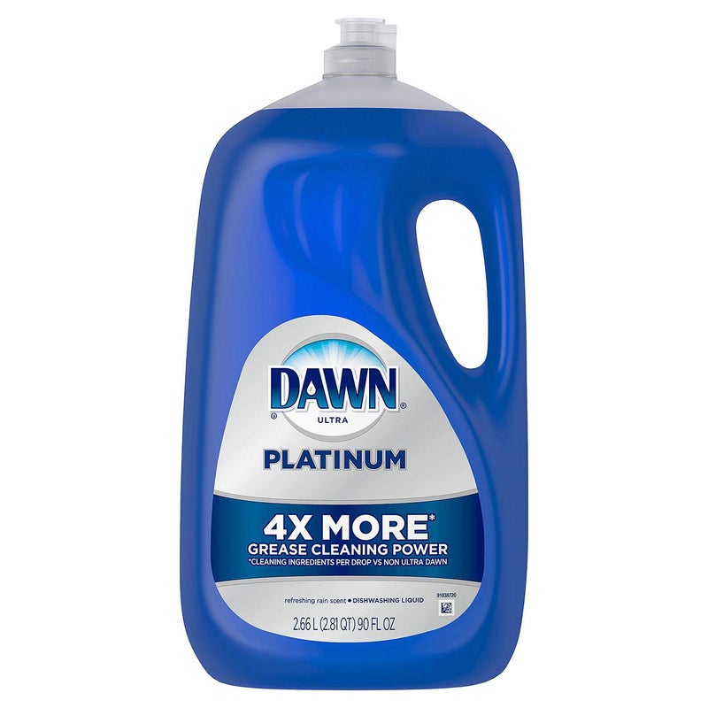 Dawn Platinum Dishwashing Liquid Dish Soap, Refreshing Rain (90 Ounce) - Image 3