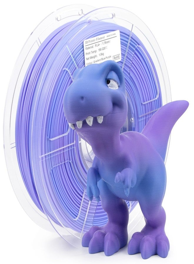 iSANMATE 3D Printer Filament, Pla Filament 1.75mm, Gradient Blue Purple Filament, Color Change Rainbow Filament, 3D Printing Filament 1KG/Spool - Image 1